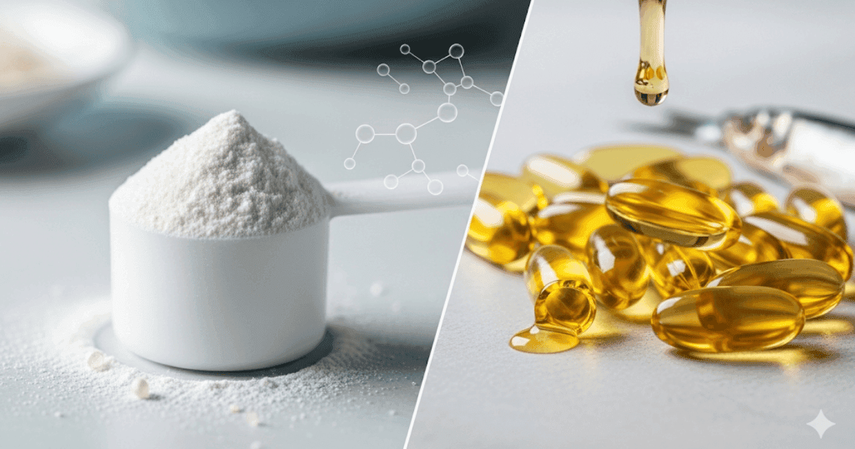 Liệu có nên uống collagen và omega-3 cùng lúc không?