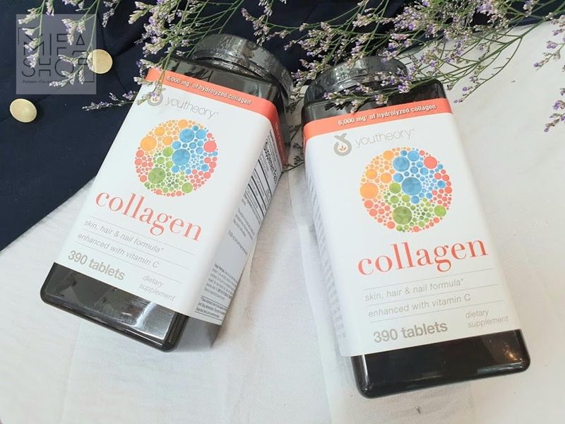 Youtheory Collagen Advanced Formula dạng viên nén là công thức tối ưu kết hợp cả collagen type 1, 2 và 3