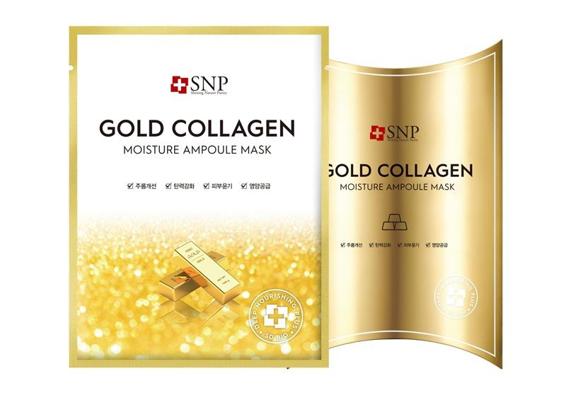 Tinh Chất Ampoule Vàng Collagen SNP Gold Collagen Ampoule Mask