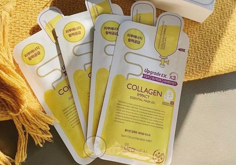 Mediheal Collagen Impact Essential Mask giúp bổ sung collagen cho làn da thiếu đàn hồi
