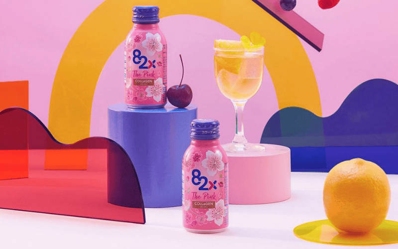 82X The Pink là phiên bản collagen dạng nước đến từ thương hiệu 82X Nhật Bản cho tuổi 20