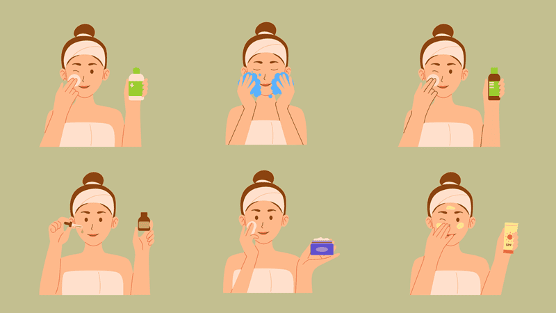 Các bước skincare cho làn da nhạy cảm