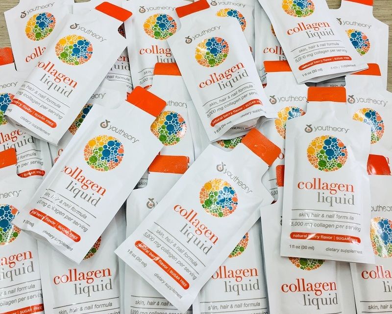 Youtheory Collagen Liquid là phiên bản dạng nước tiện lợi, cung cấp hàm lượng collagen cao cùng vitamin C