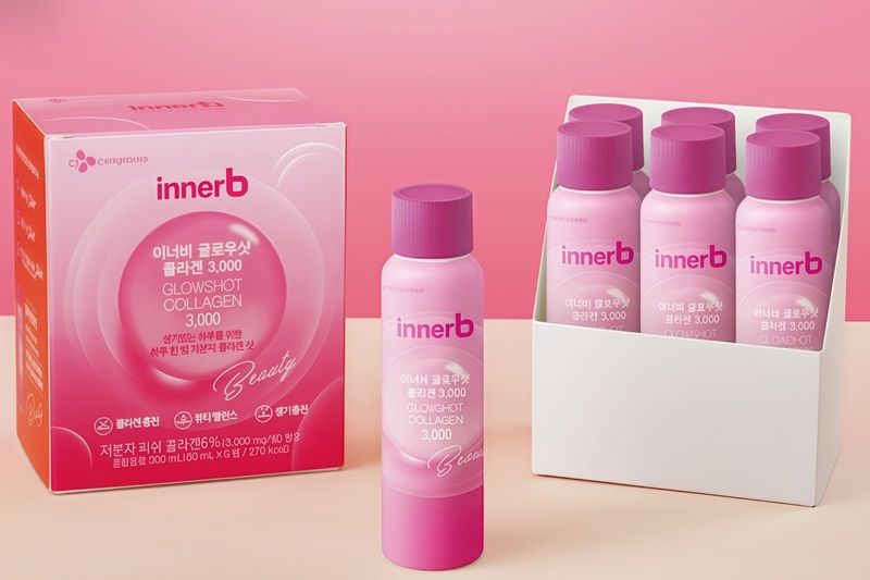 Collagen nước Innerb nổi bật với công thức giàu collagen peptide, Elastin và vintamin C