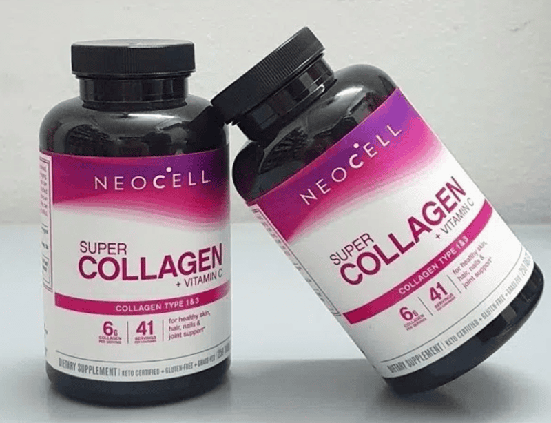 Dòng Super Collagen + C là sự kết hợp giữa collagen Type I & III và Vitamin C