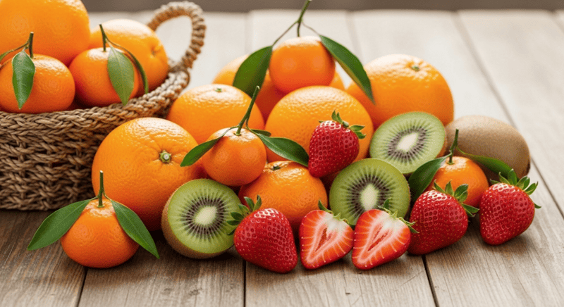 Vitamin C đóng vai trò là chất xúc tác trong quá trình tổng hợp collagen tự nhiên của cơ thể