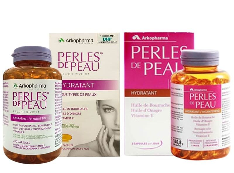 Viên uống Collagen Perles De Peau giúp phục hồi làn da lão hóa và hỗ trợ sức khỏe toàn diện