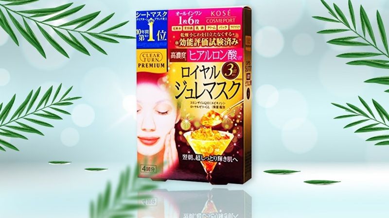 Mặt nạ Collagen Sữa Ong Chúa Kosé Cosmeport Premium Royal Jelly Mask 