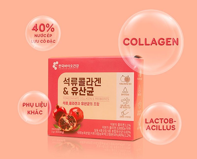 Phiên bản collagen bột chiết xuất lựu đỏ phù hợp với người mới bắt đầu sử dụng collagen.