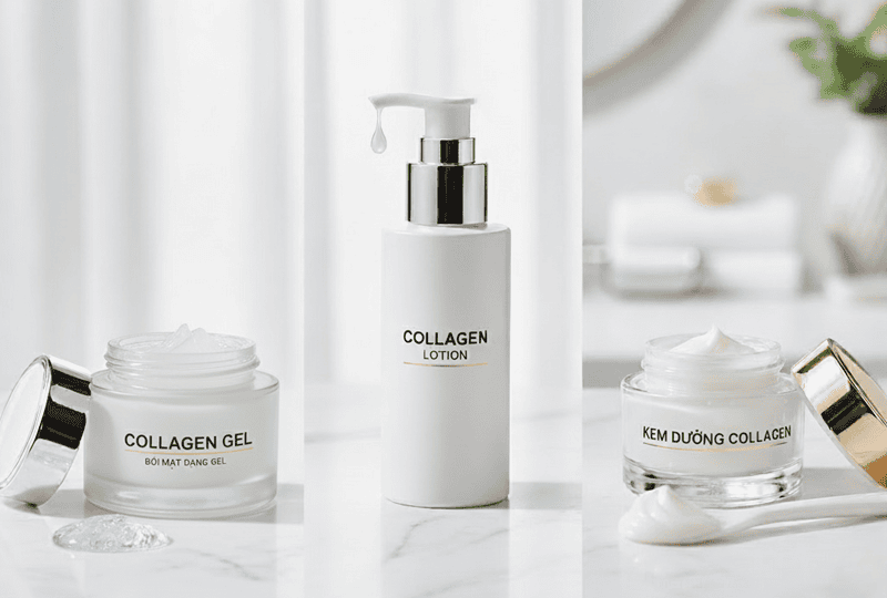 Các loại collagen bôi mặt