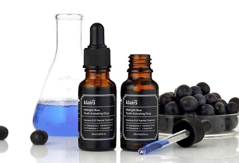 Serum tái tạo và phục hồi da bị bào mòn Klairs Midnight Blue Youth Activating Serum