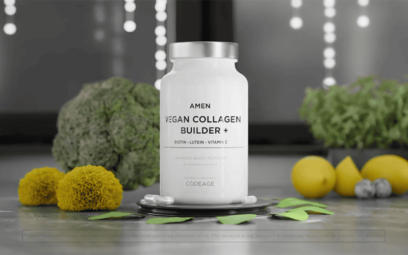 Amen Vegan Collagen là sản phẩm bổ sung collagen thuần chay 100%, được chiết xuất hoàn toàn từ thực vật