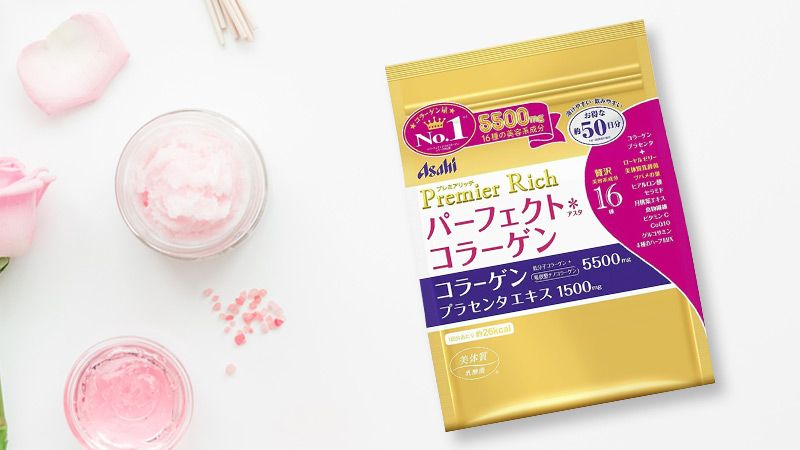 Dòng Perfect Collagen của Asahi được nghiên cứu kỹ lưỡng và phát triển với công thức chứa hàm lượng collagen peptide cao