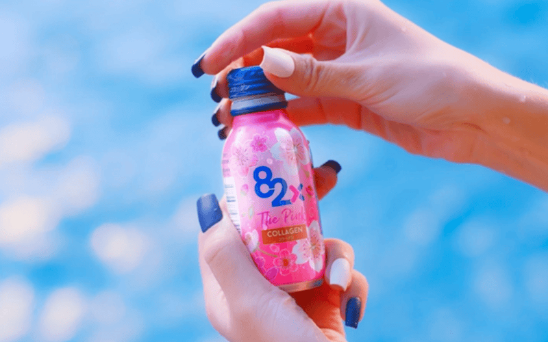Collagen 82X The Pink dạng nước uống hương trái cây tiện lợi dành cho tuổi 25