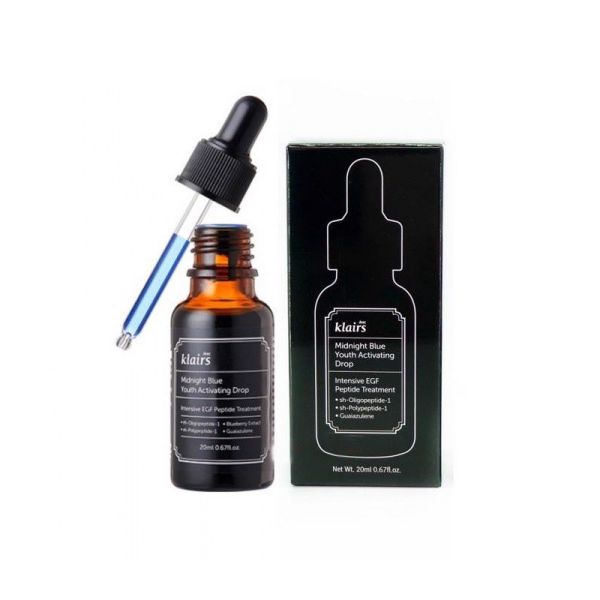 Serum tái tạo và phục hồi da bị bào mòn Klairs Midnight Blue Youth Activating Serum